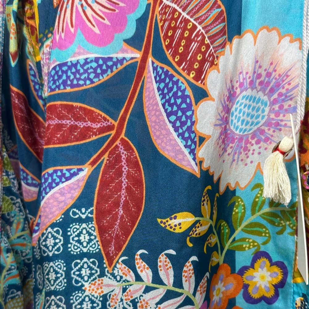 Johnny Was WILD KALANI BLOUSE silk women’s - Picture 6 of 11
